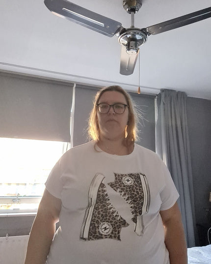 T-shirt panter schoenen